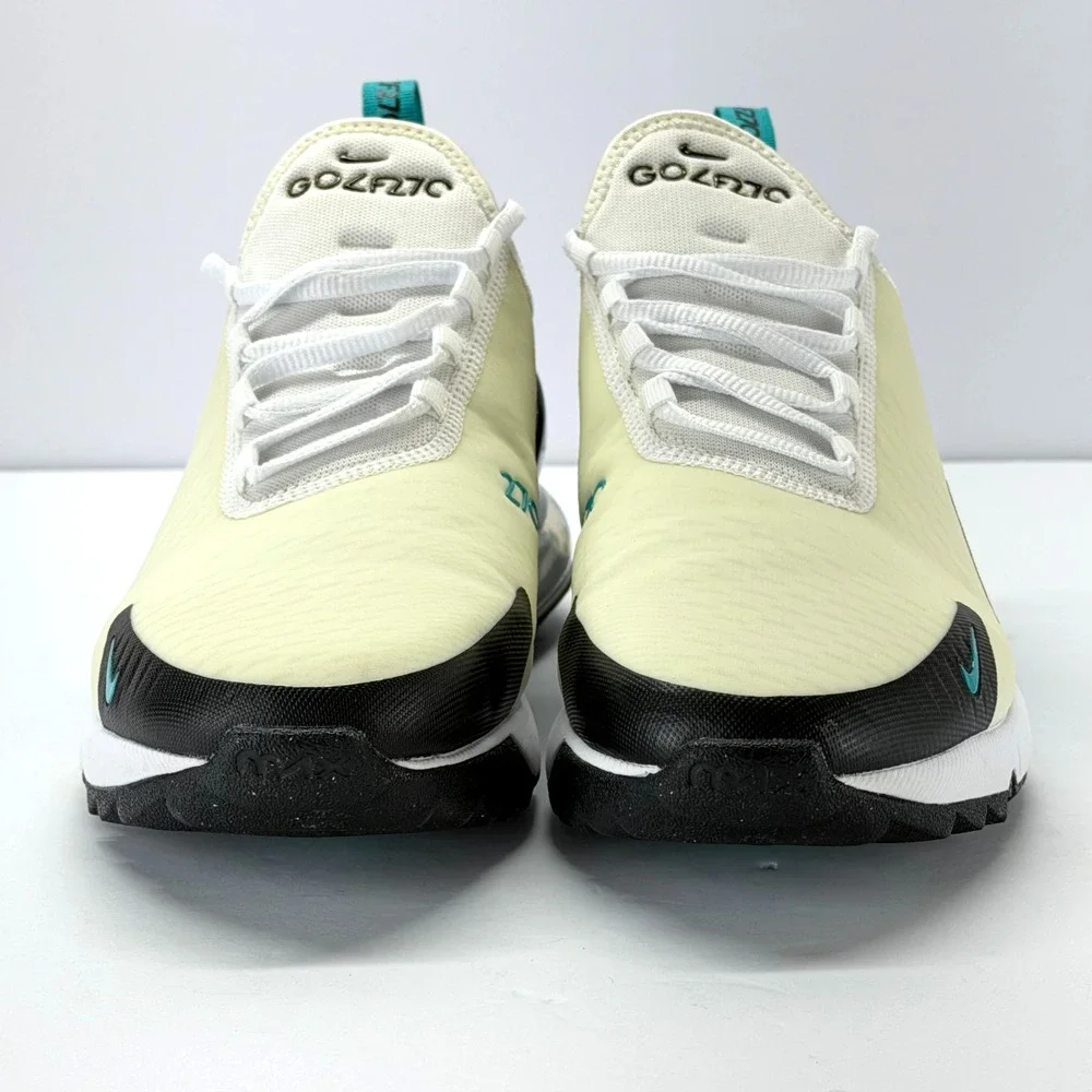 Nike Air Max 270 Golf Shoes Men 8 White Dusty Cactus CK6483-100 Lace Up Sporty - Picture 6 of 12